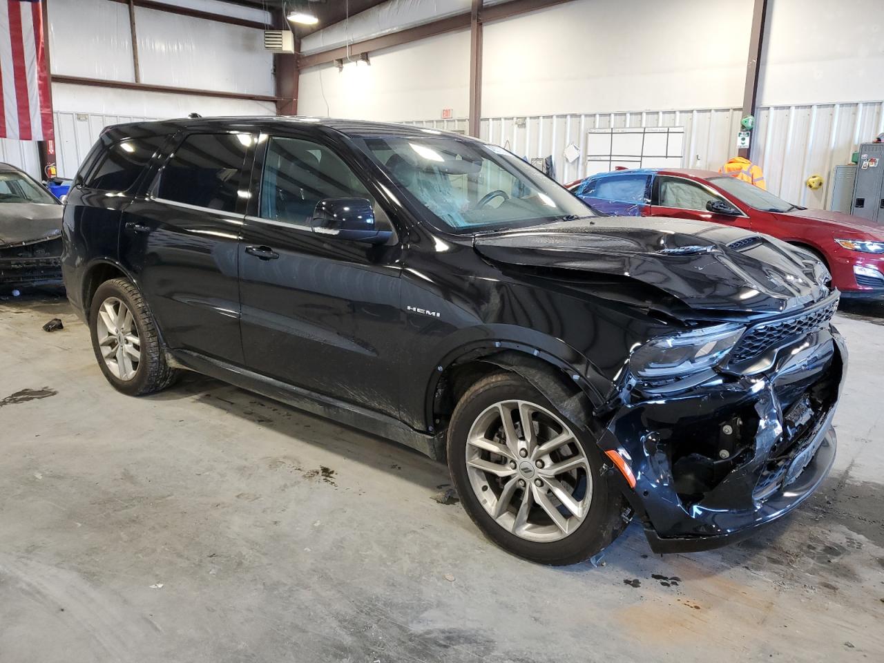 2021 Dodge Durango VIN 1C4SDHCTXMC608050 Copart auction photo, front end damage thumbnail 4