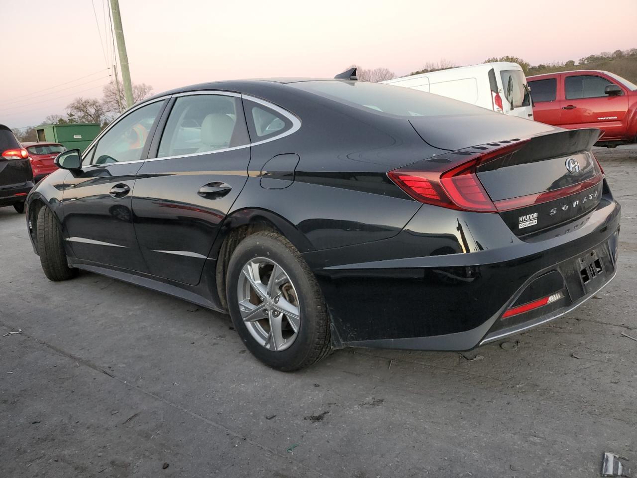 2021 Hyundai Sonata VIN 5NPEG4JAXMH072154 Copart auction photo, rear end damage thumbnail 2