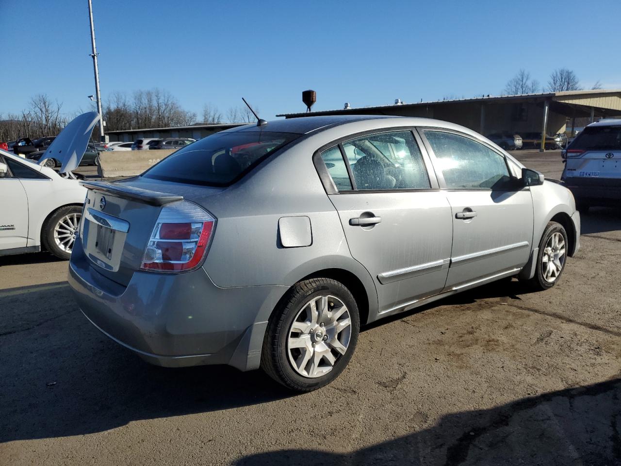 2011 Nissan Sentra VIN 3N1AB6AP8BL672975 Copart auction photo, front end / rear end damage thumbnail 3
