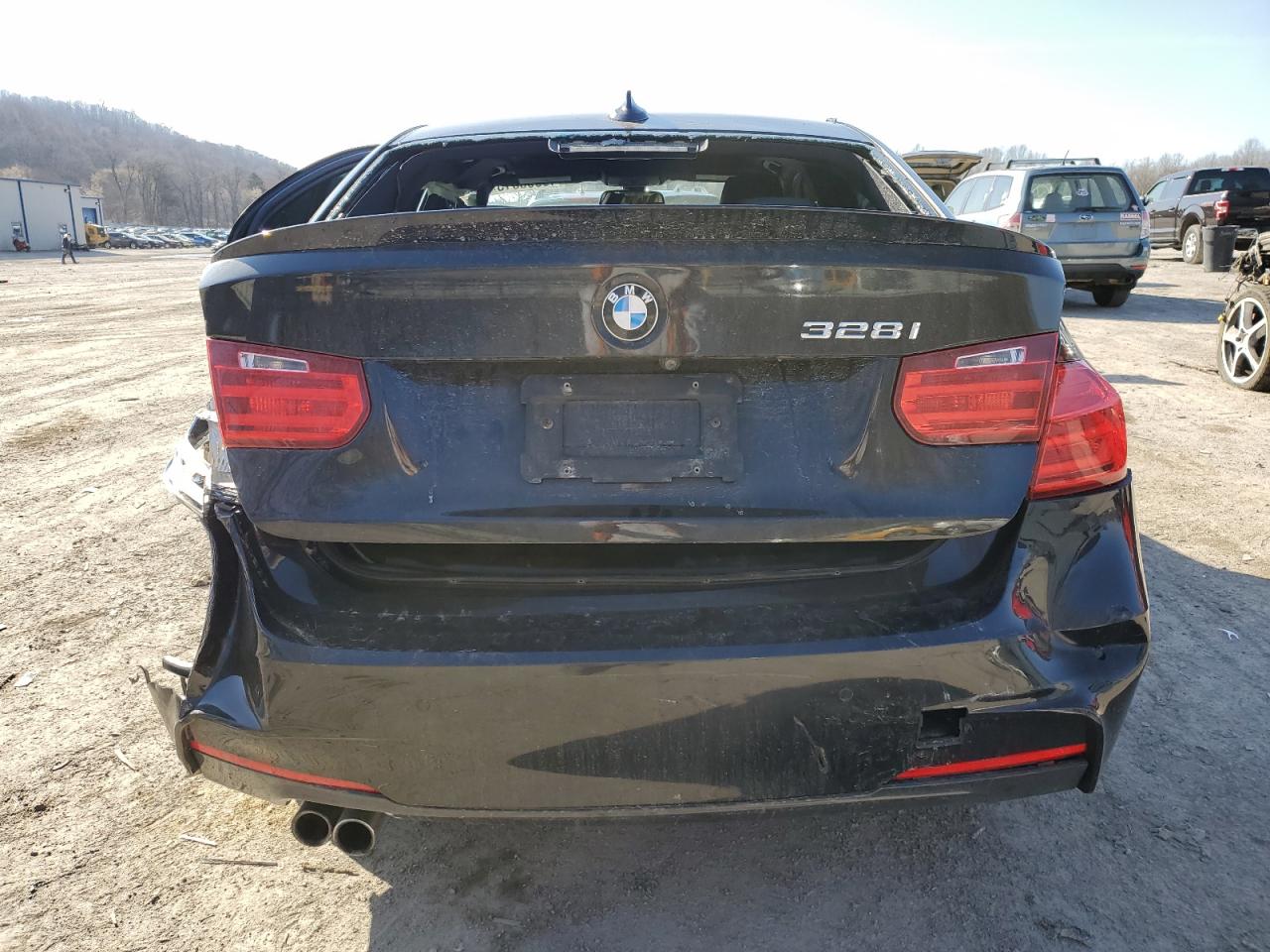 2015 BMW 3er VIN WBA3A5G59FNS85539 Copart auction photo, rear end / side damage thumbnail 6
