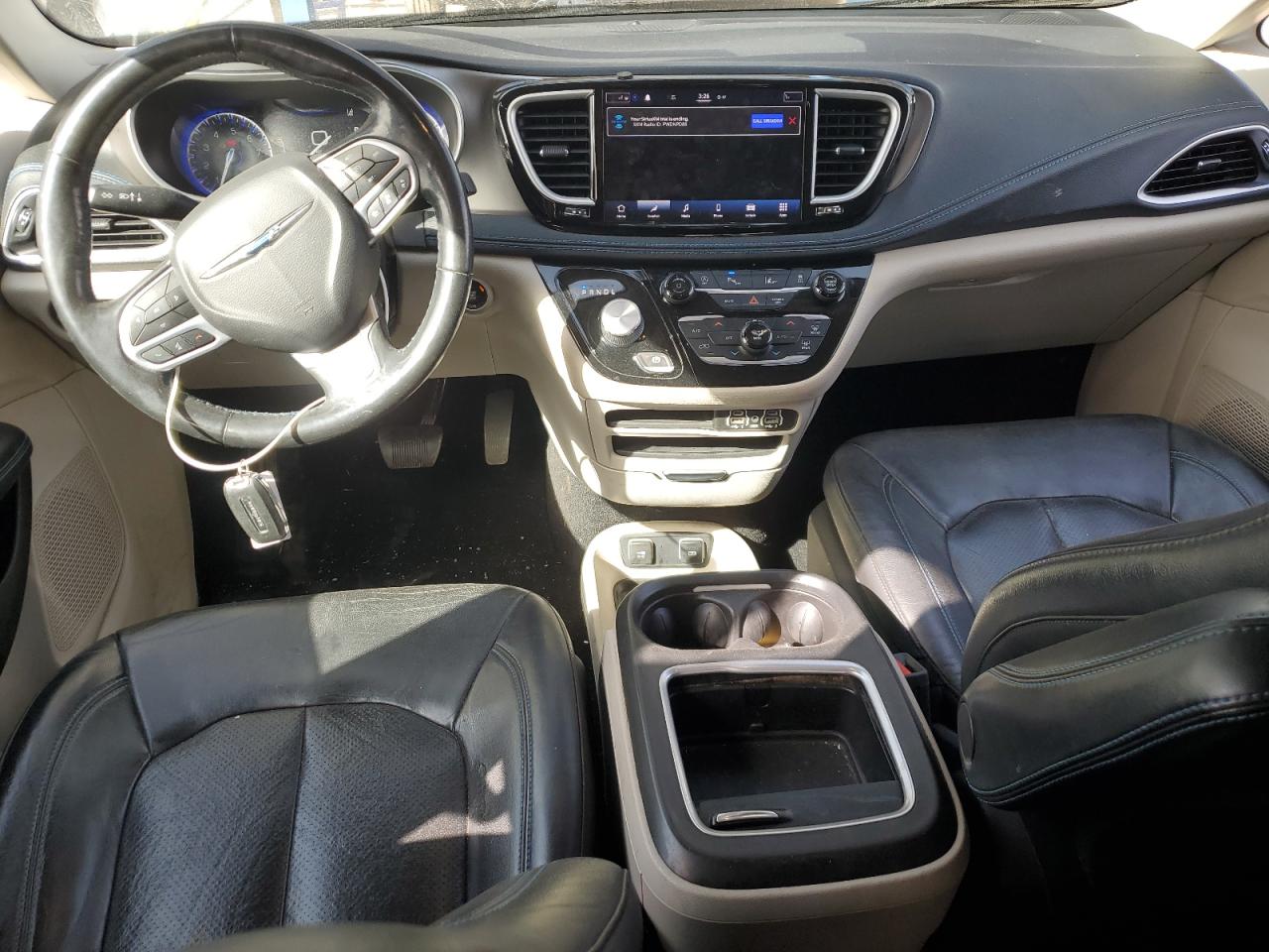 2021 Chrysler Pacifica VIN 2C4RC1BG8MR535121 Copart auction photo, front end / mechanical damage thumbnail 8