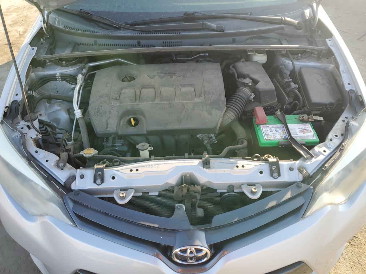 2016 Toyota Corolla VIN 2T1BURHE0GC583235 Copart auction photo, rear end damage thumbnail 11