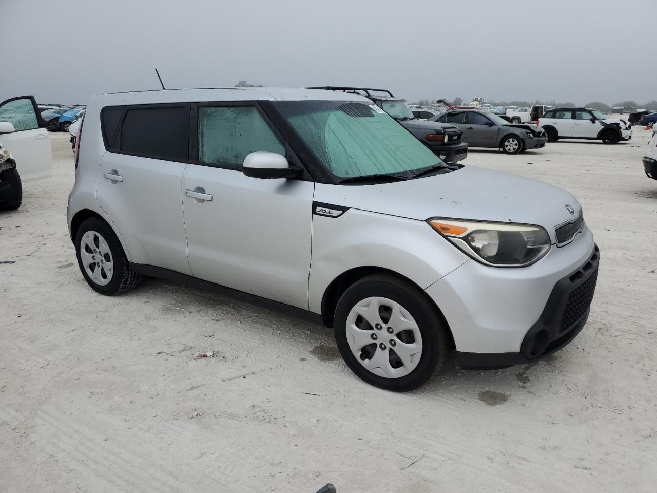 2015 KIA Soul VIN KNDJN2A22F7749500 Copart auction photo, front end damage thumbnail 4
