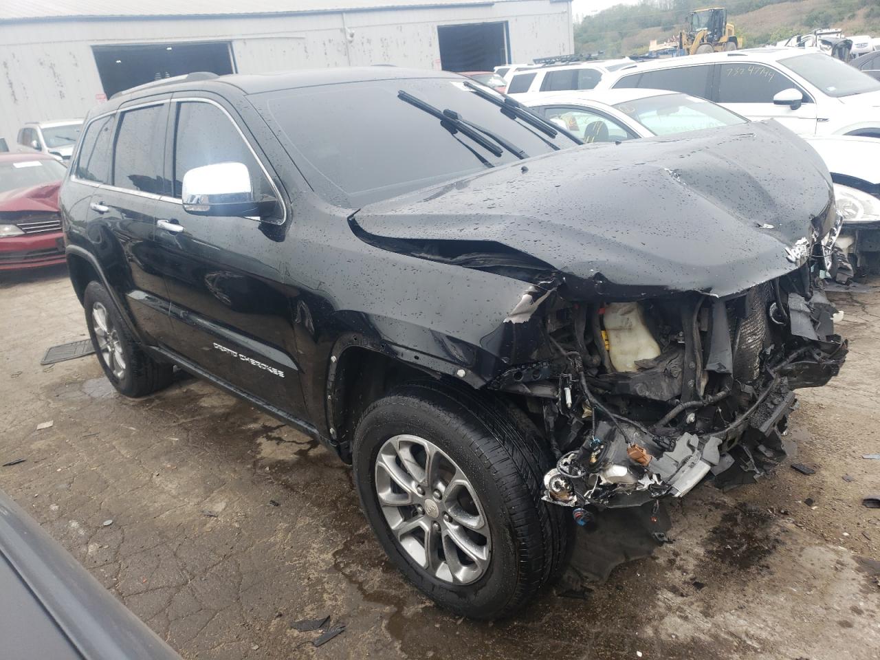 2014 Jeep Grand Cherokee VIN 1C4RJFBT3EC195404 Copart auction photo, front end damage thumbnail 4