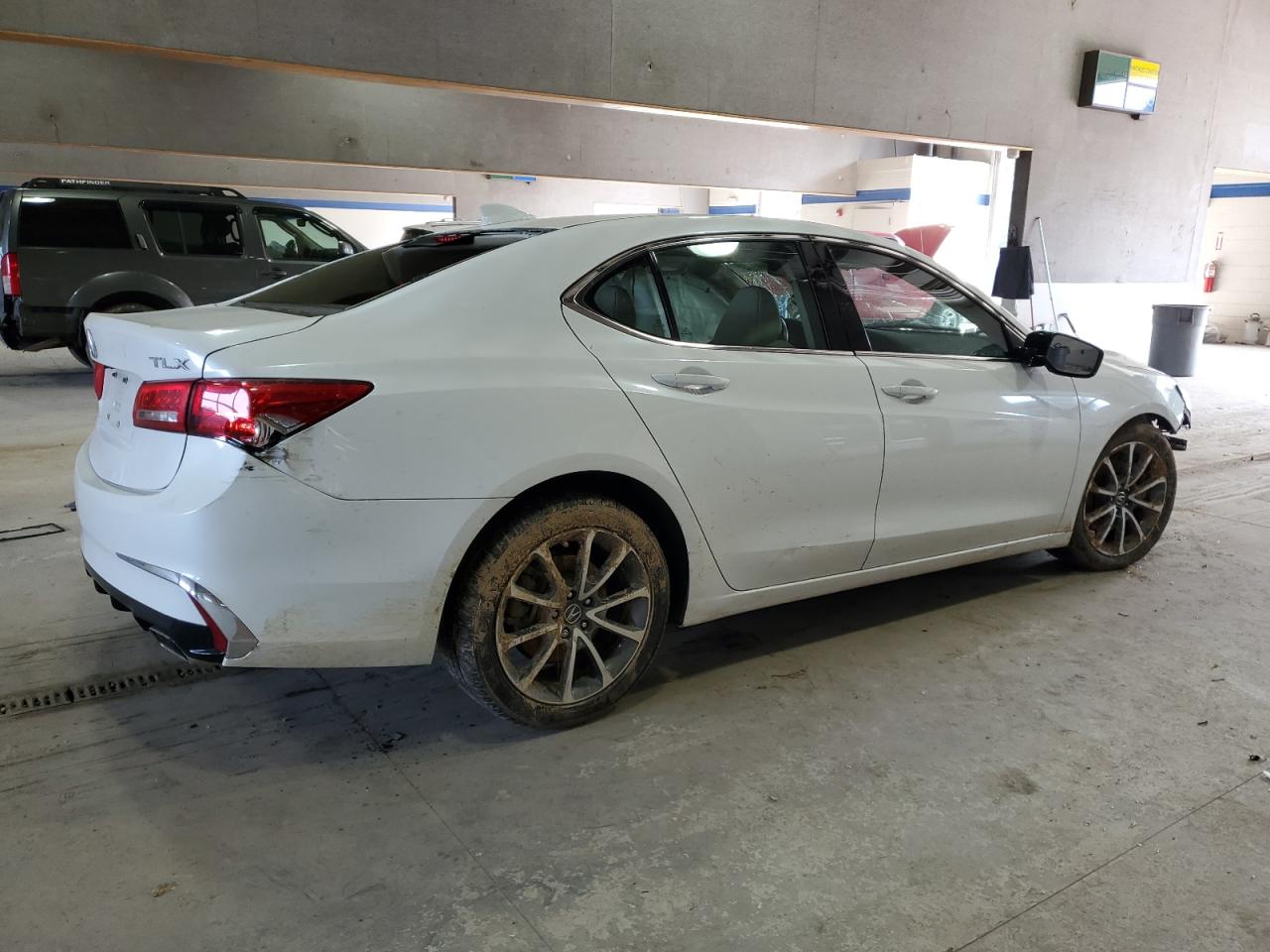 2019 Acura TLX VIN 19UUB2F30KA000619 Copart auction photo, front end / all over damage thumbnail 3