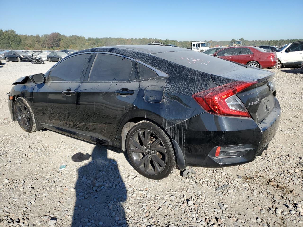 2019 Honda Civic VIN 19XFC2F83KE015130 Copart auction photo, front end damage thumbnail 2