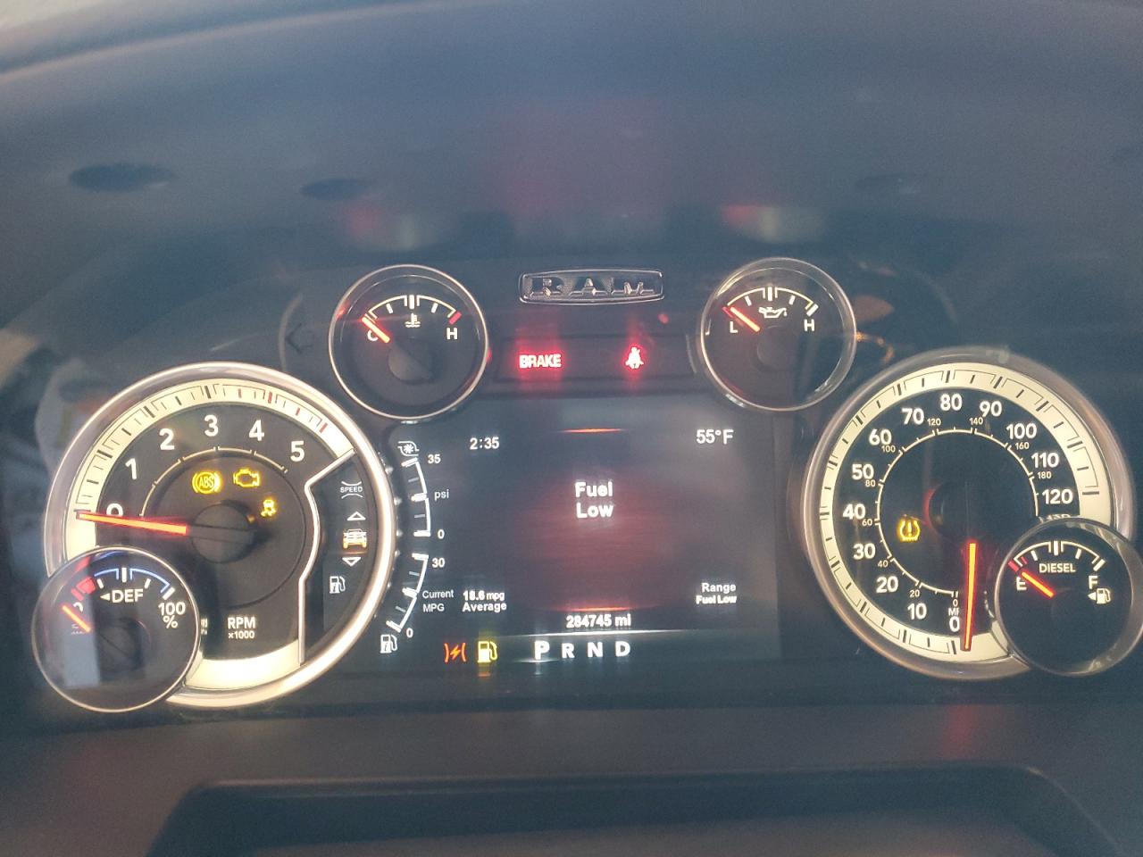 2015 RAM 2500 VIN 3C6UR5NL6FG552735 Copart auction photo, front end / minor dent/scratches damage thumbnail 9