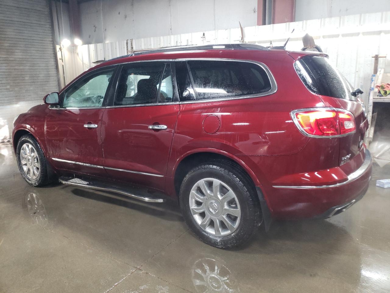 2017 Buick Enclave VIN 5GAKVBKD1HJ322577 Copart auction photo, side / front end damage thumbnail 2