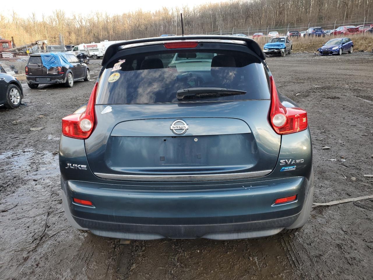 2013 Nissan Juke VIN JN8AF5MV8DT214779 Copart auction photo, front end damage thumbnail 6