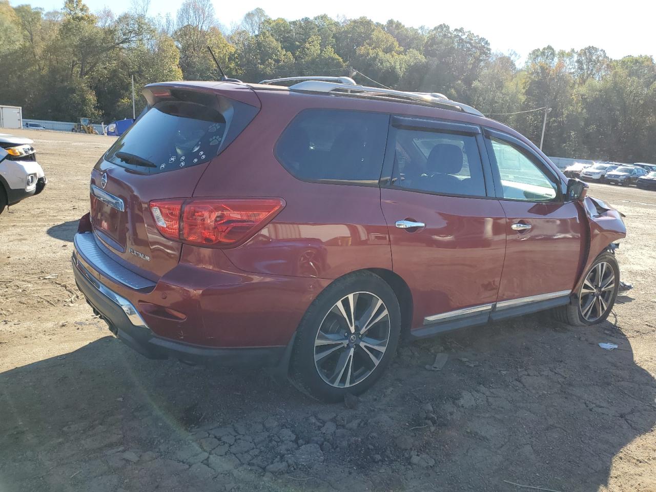 2017 Nissan Pathfinder VIN 5N1DR2MN9HC615774 Copart auction photo, front end damage thumbnail 3