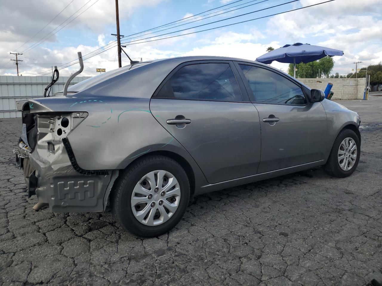 2012 KIA Forte VIN KNAFU4A25C5494754 Copart auction photo, rear end / front end damage thumbnail 3