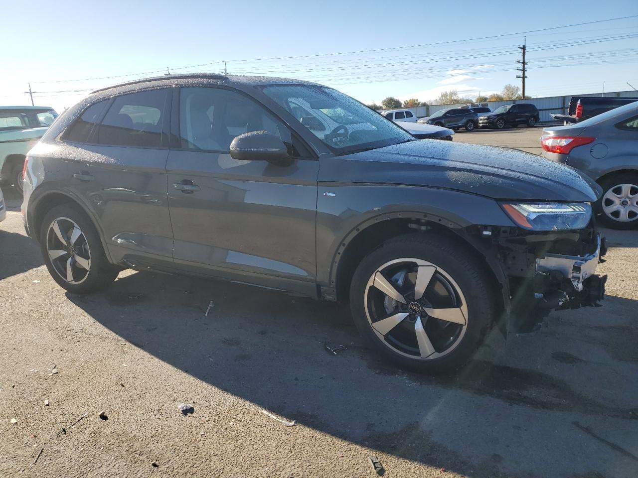 2023 Audi Q5 VIN WA1FAAFY0P2141069 Copart auction photo, front end damage thumbnail 4