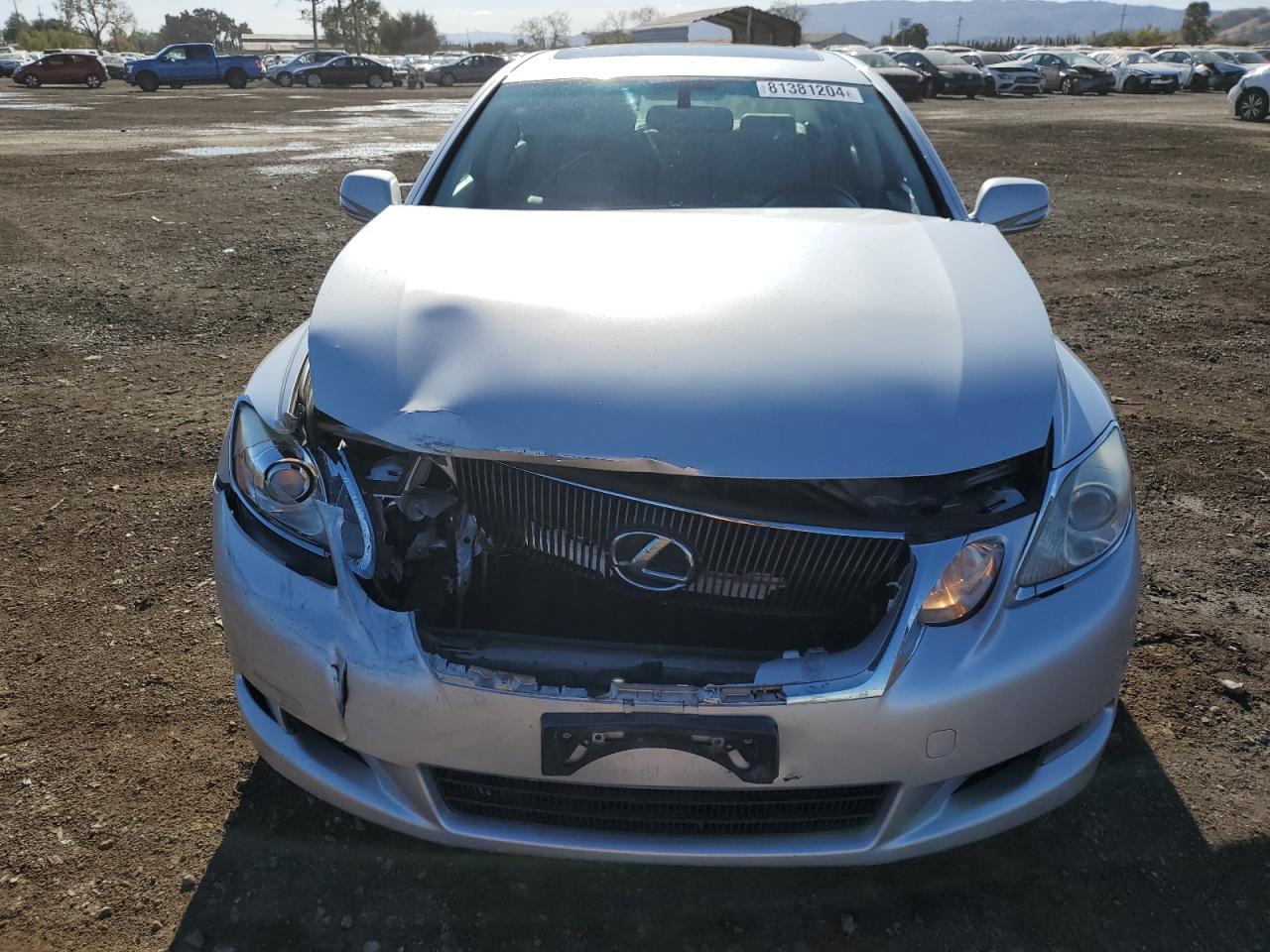 2008 Lexus GS VIN JTHBE96SX80028440 Copart auction photo, front end damage thumbnail 5