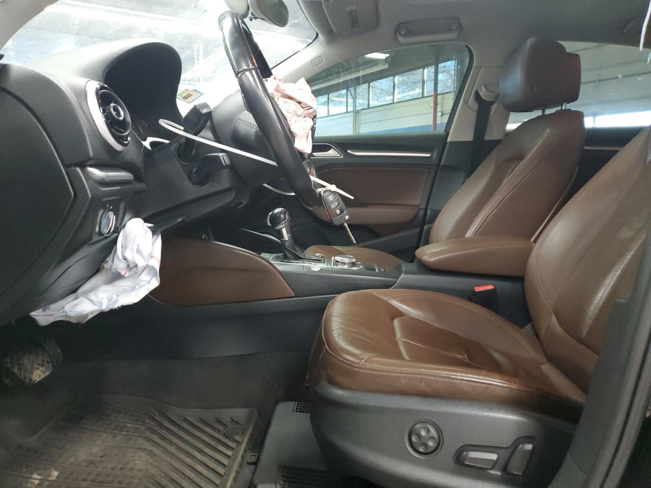 2015 Audi A3 VIN WAUCCGFF8F1024586 Copart auction photo, stripped / front end damage thumbnail 7