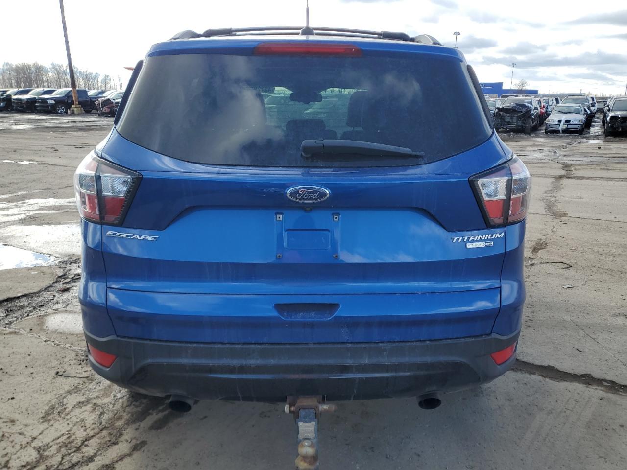 2017 Ford Escape VIN 1FMCU9J9XHUC22774 Copart auction photo, front end damage thumbnail 6