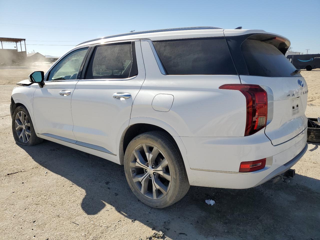 2021 Hyundai Palisade VIN KM8R5DHE0MU317013 Copart auction photo, front end / side damage thumbnail 2