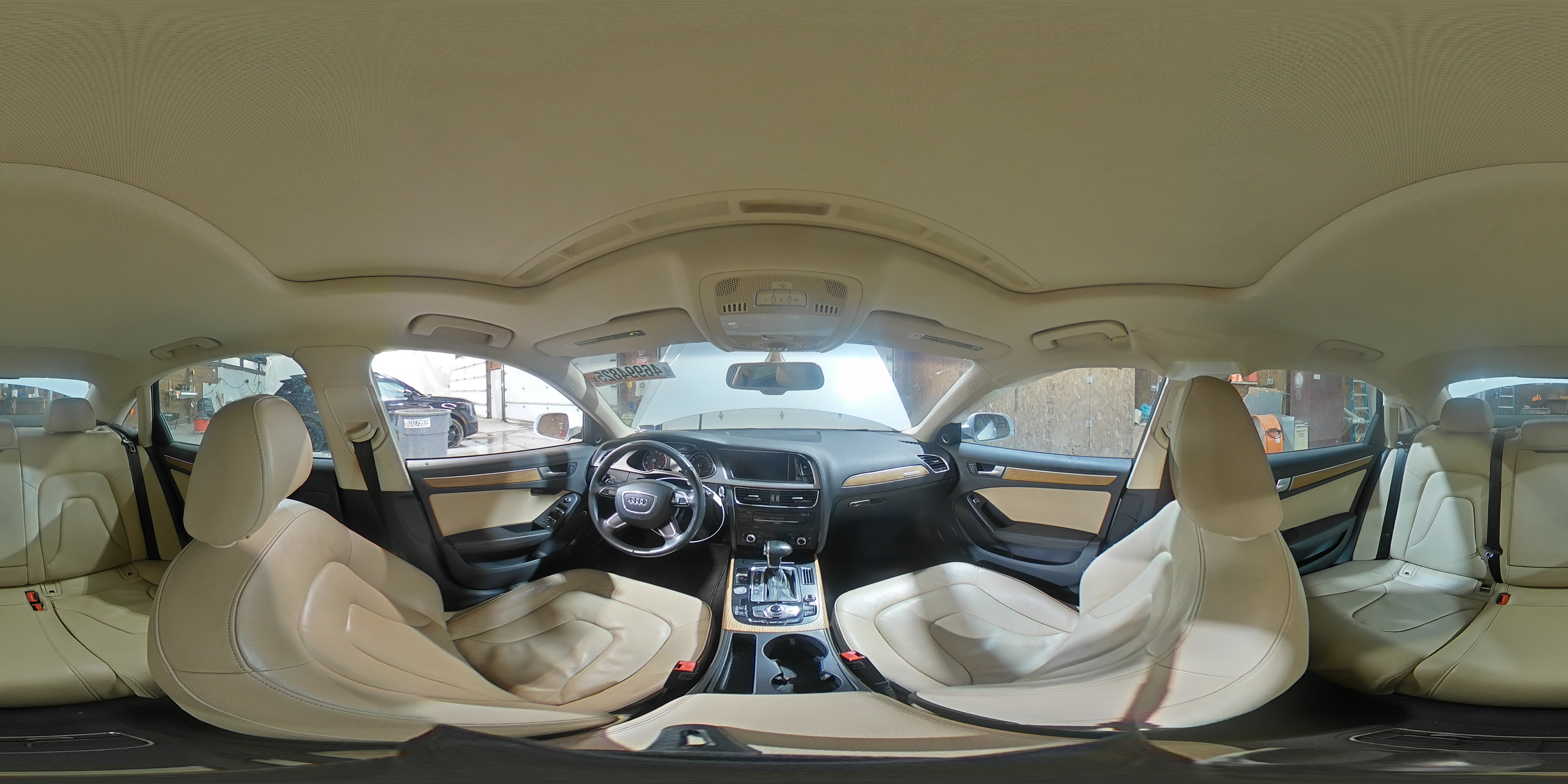 2014 Audi A4 VIN WAUFFAFL7EN001976 Copart auction photo, front end / side damage thumbnail 15