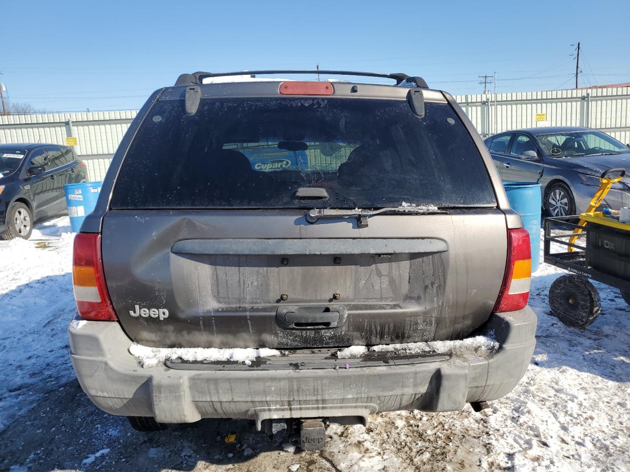 1999 Jeep Grand Cherokee VIN 1J4GW58S7XC678666 Copart auction photo, front end / side damage thumbnail 6