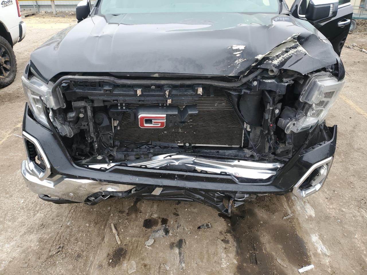 2019 GMC Sierra VIN 1GTU9DED9KZ137916 Copart auction photo, front end damage thumbnail 13