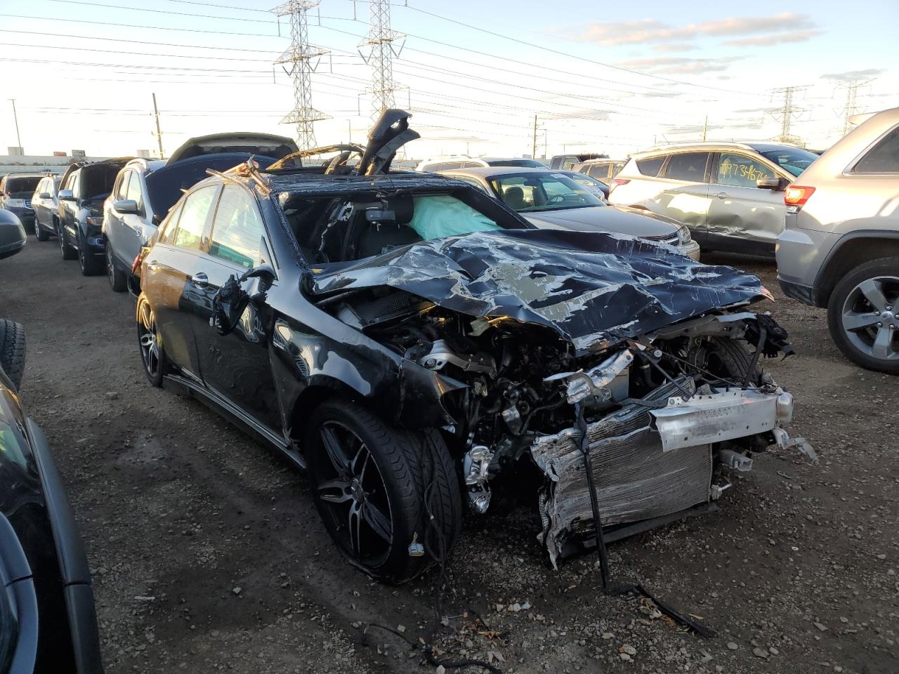 2017 Mercedes-Benz E-klasse VIN WDDZF6EB3HA270001 Copart auction photo, rollover damage thumbnail 4