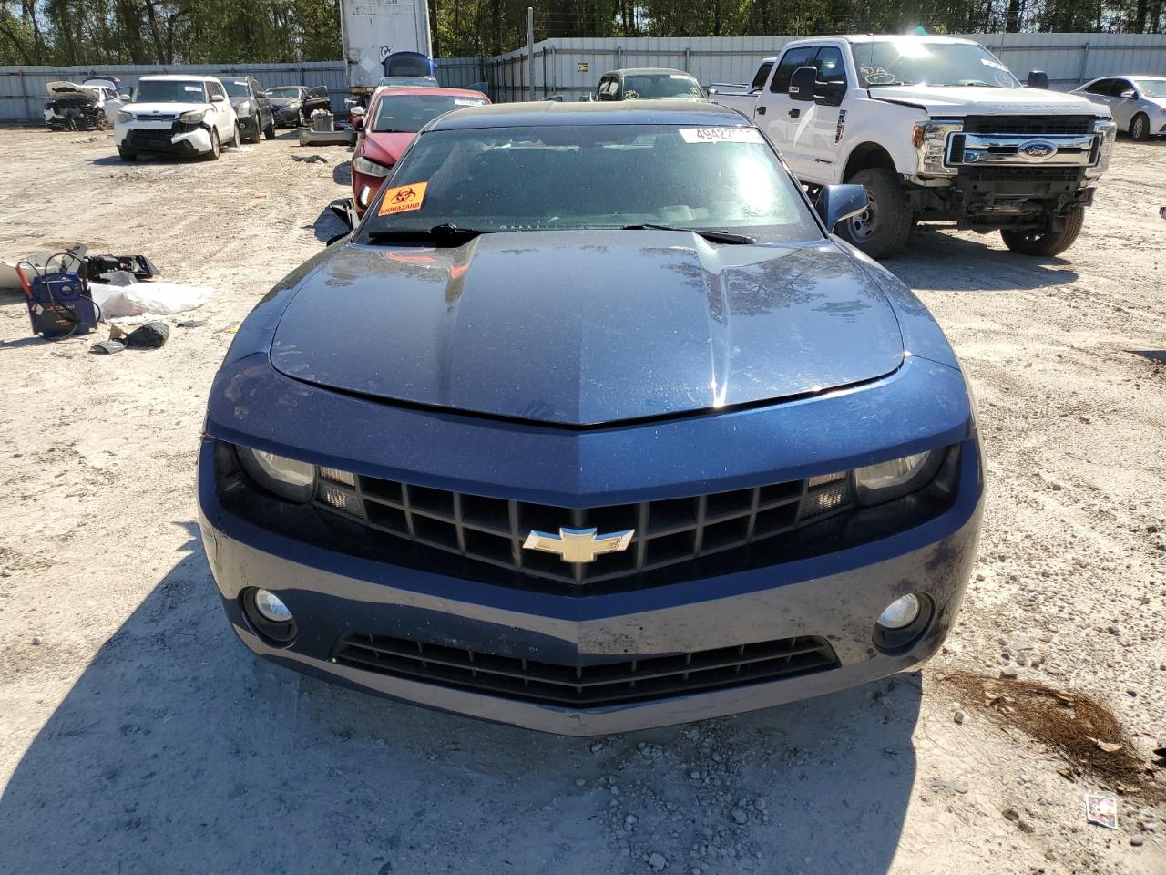 2012 Chevrolet Camaro VIN 2G1FB1E35C9153425 Copart auction photo, side damage thumbnail 5