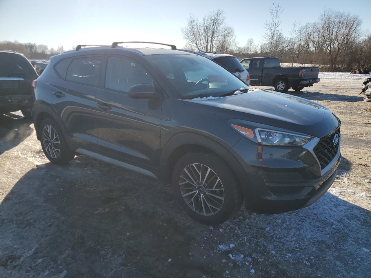 2020 Hyundai Tucson VIN KM8J3CAL3LU211112 Copart auction photo, side damage thumbnail 4