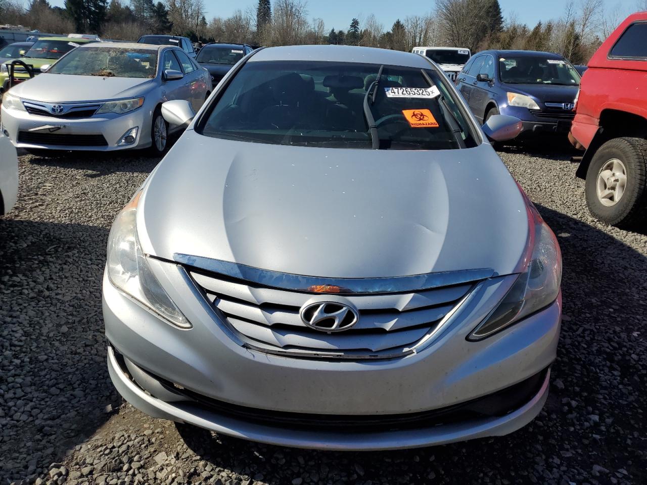 2013 Hyundai Sonata VIN 5NPEB4AC9DH676343 Copart auction photo, front end damage thumbnail 5