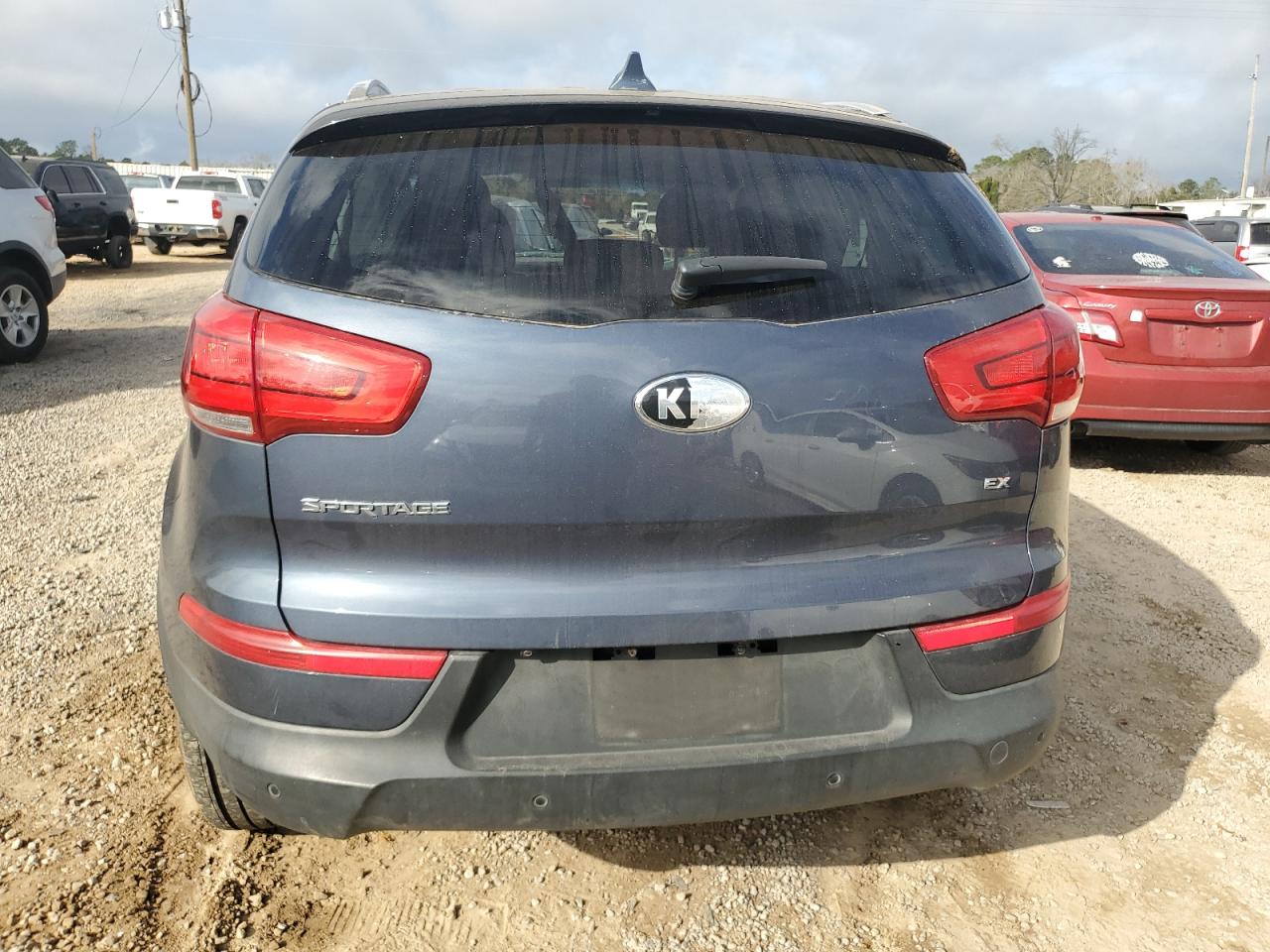 2014 KIA Sportage VIN KNDPC3ACXE7576774 Copart auction photo, rollover damage thumbnail 6