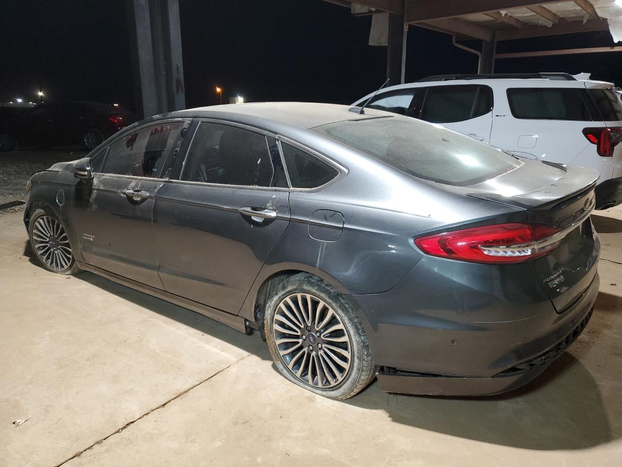 2017 Ford Fusion VIN 3FA6P0SU6HR152050 Copart auction photo, front end / side damage thumbnail 2