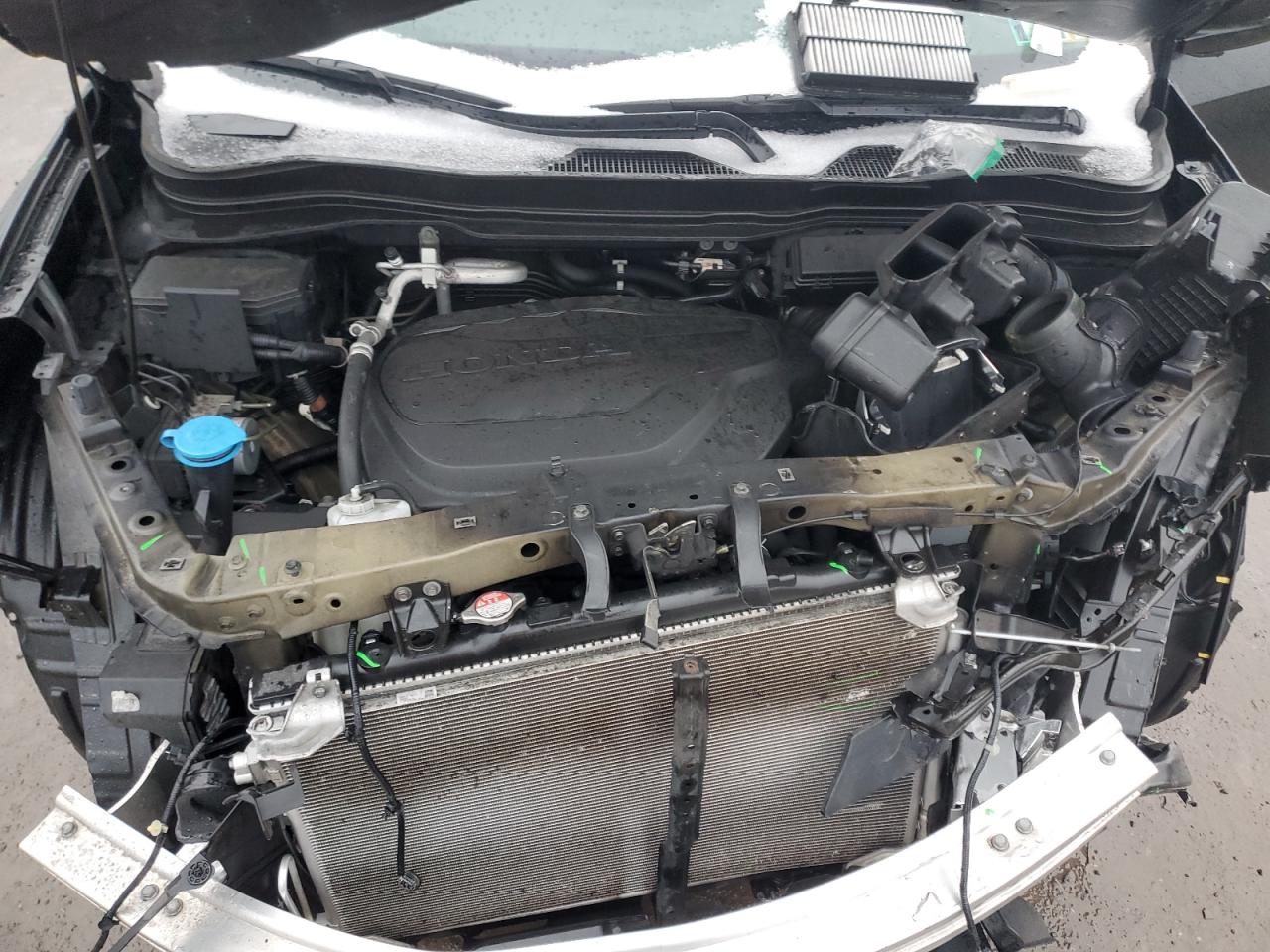 2021 Honda Pilot VIN 5FNYF6H91MB040036 Copart auction photo, front end damage thumbnail 12
