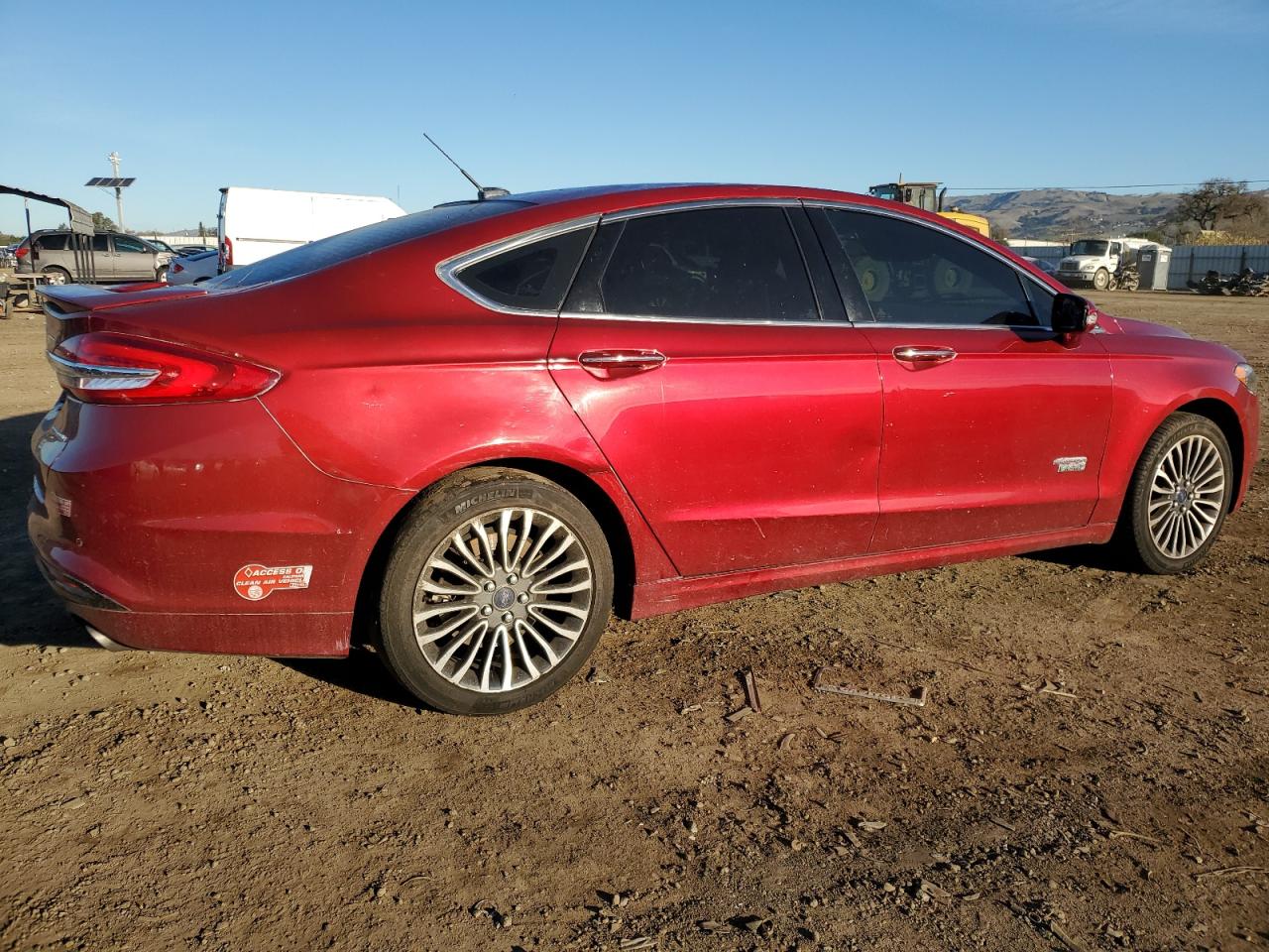 2017 Ford Fusion VIN 3FA6P0SU0HR380495 Copart auction photo, all over damage thumbnail 3