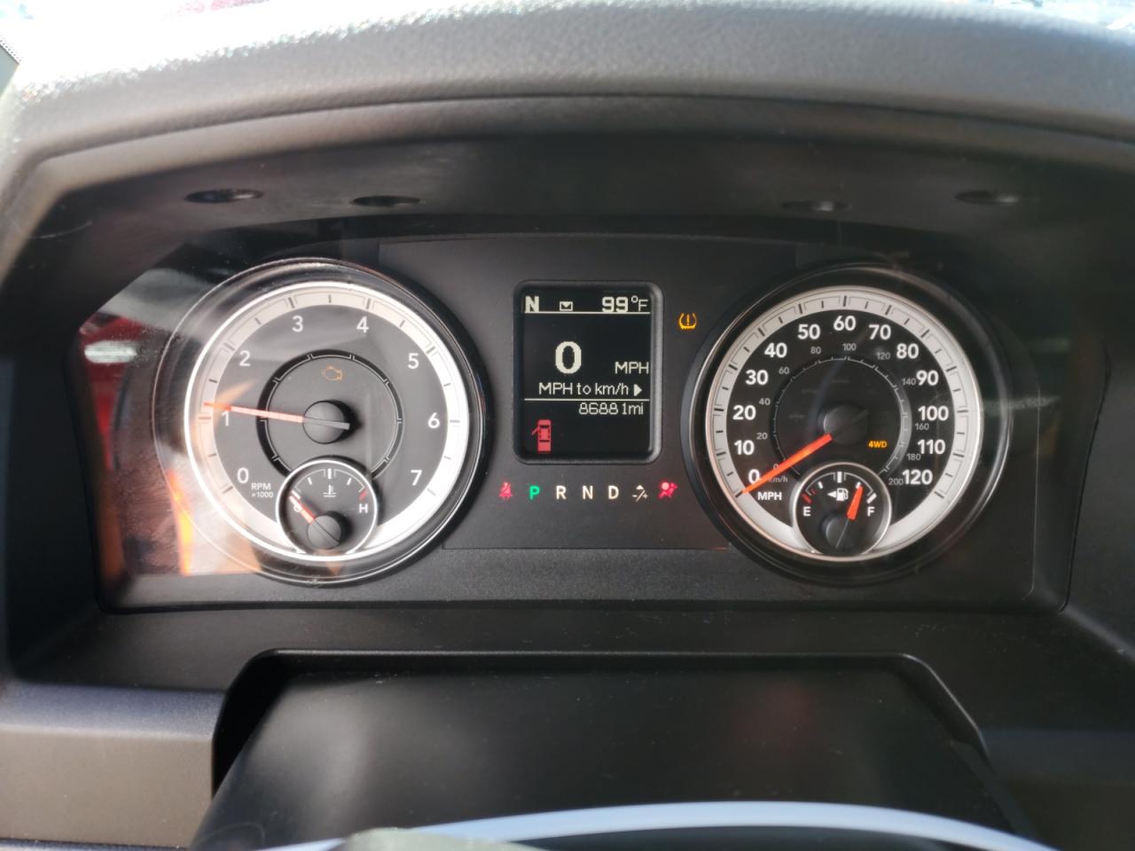 2018 RAM 1500 VIN 1C6RR7KT3JS326594 Copart auction photo, front end / undercarriage damage thumbnail 9