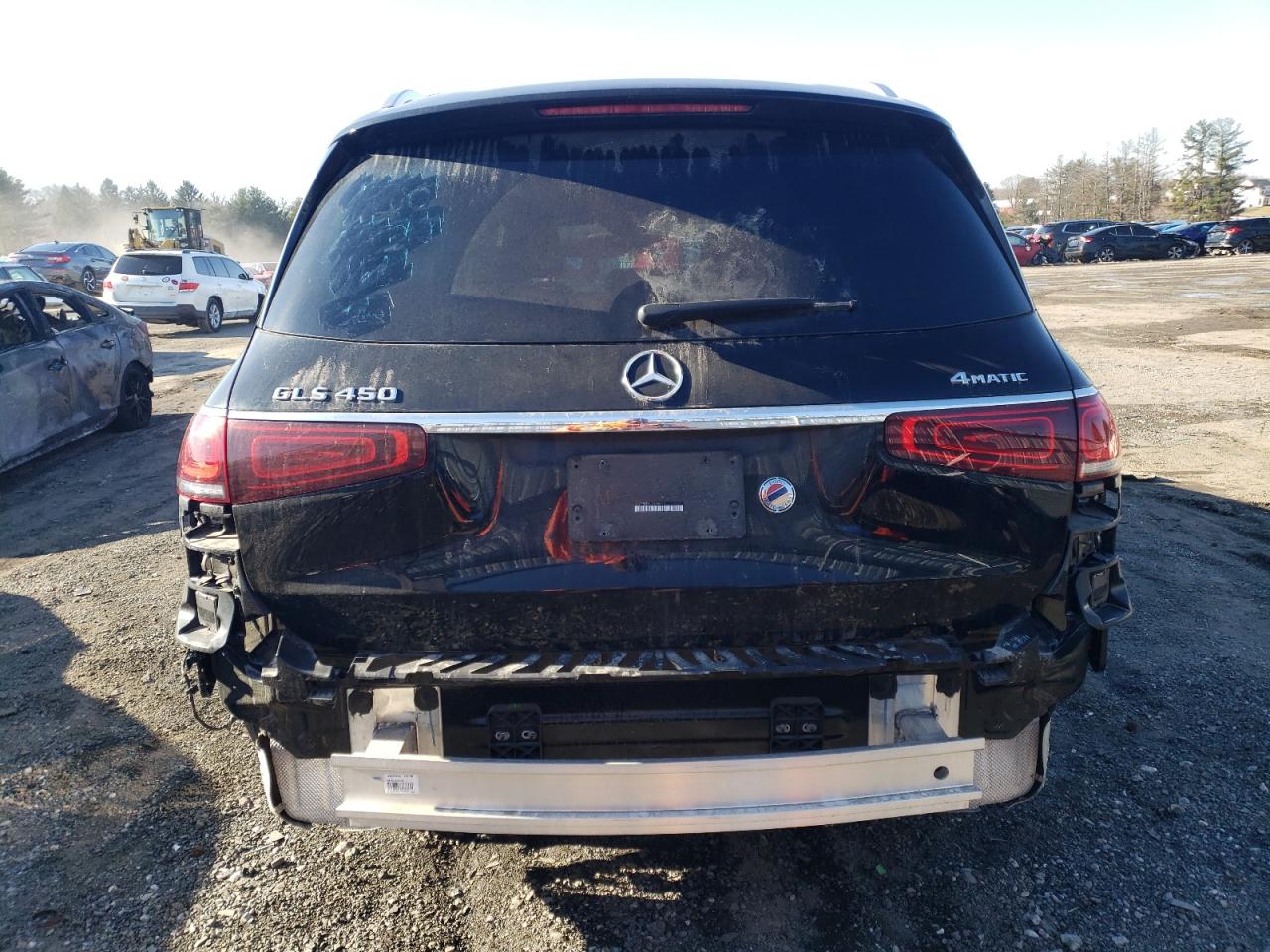 2020 Mercedes-Benz GLS-klasse VIN 4JGFF5KE9LA155011 Copart auction photo, side damage thumbnail 6