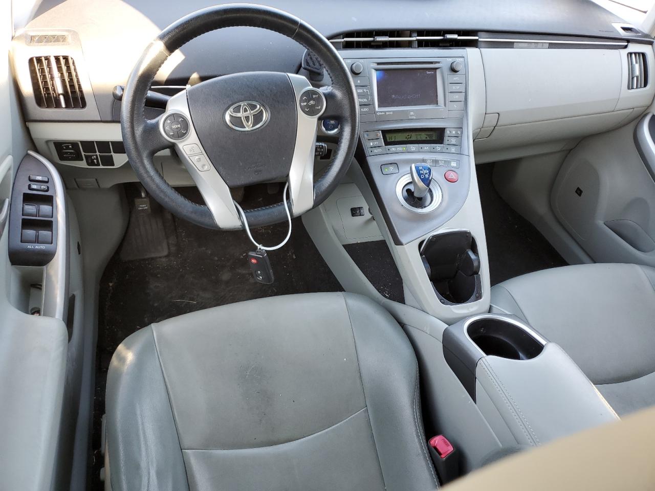 2013 Toyota Prius VIN JTDKN3DU9D5595710 Copart auction photo, front end / side damage thumbnail 8