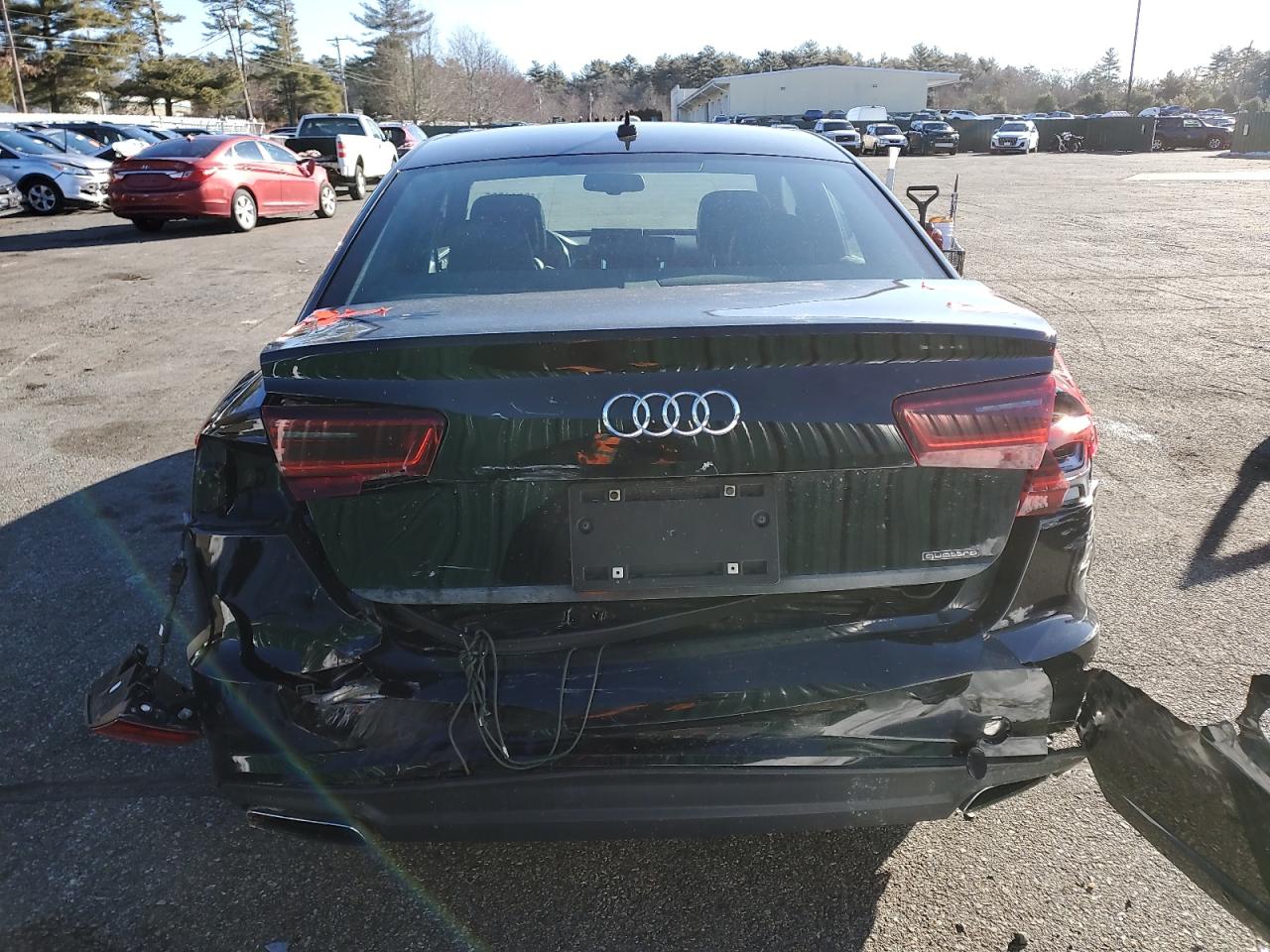 2017 Audi A6 VIN WAUG8AFCXHN047689 Copart auction photo, rear end / minor dent/scratches damage thumbnail 6