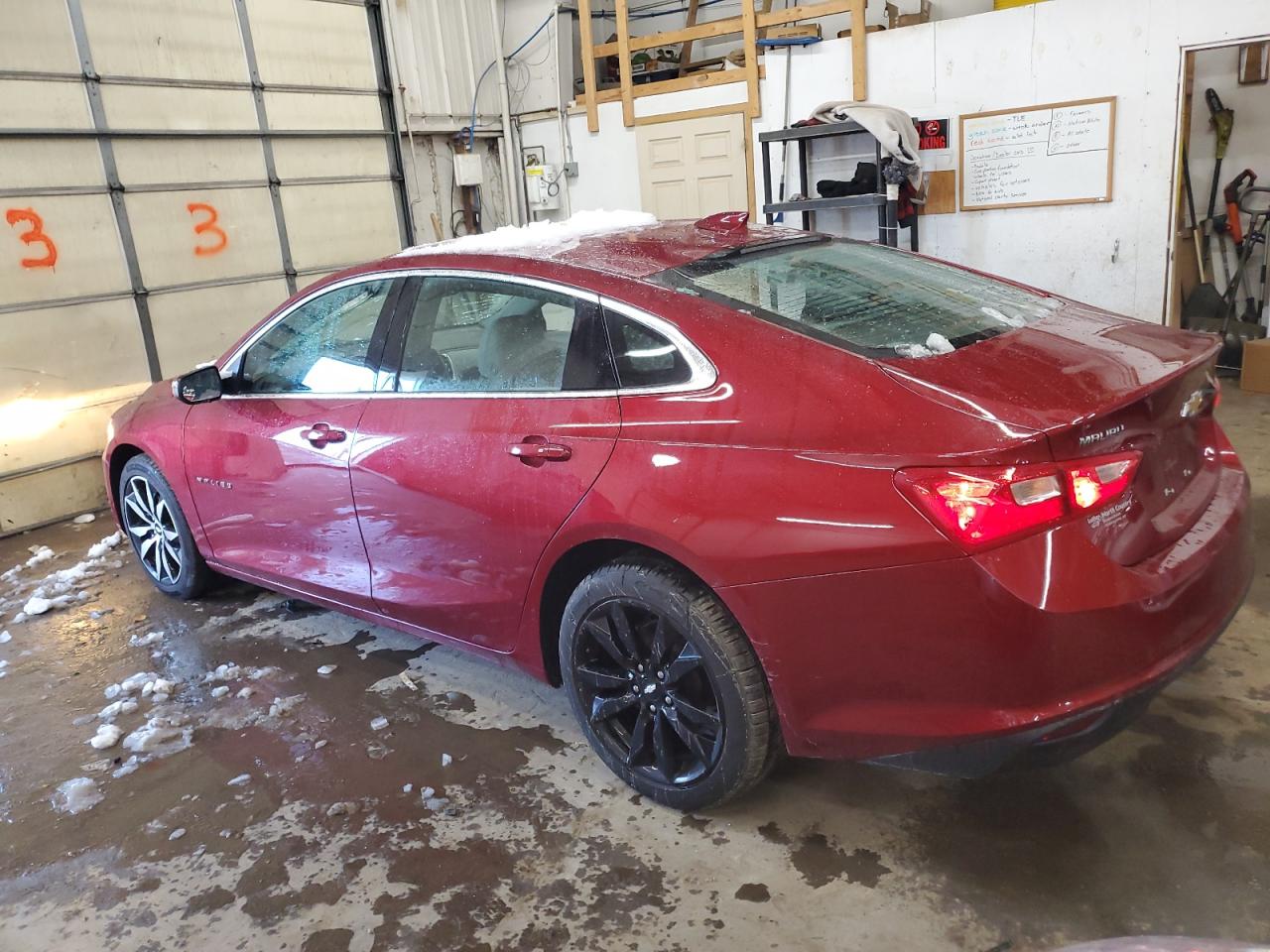 2018 Chevrolet Malibu VIN 1G1ZD5ST5JF292574 Copart auction photo, side / front end damage thumbnail 2