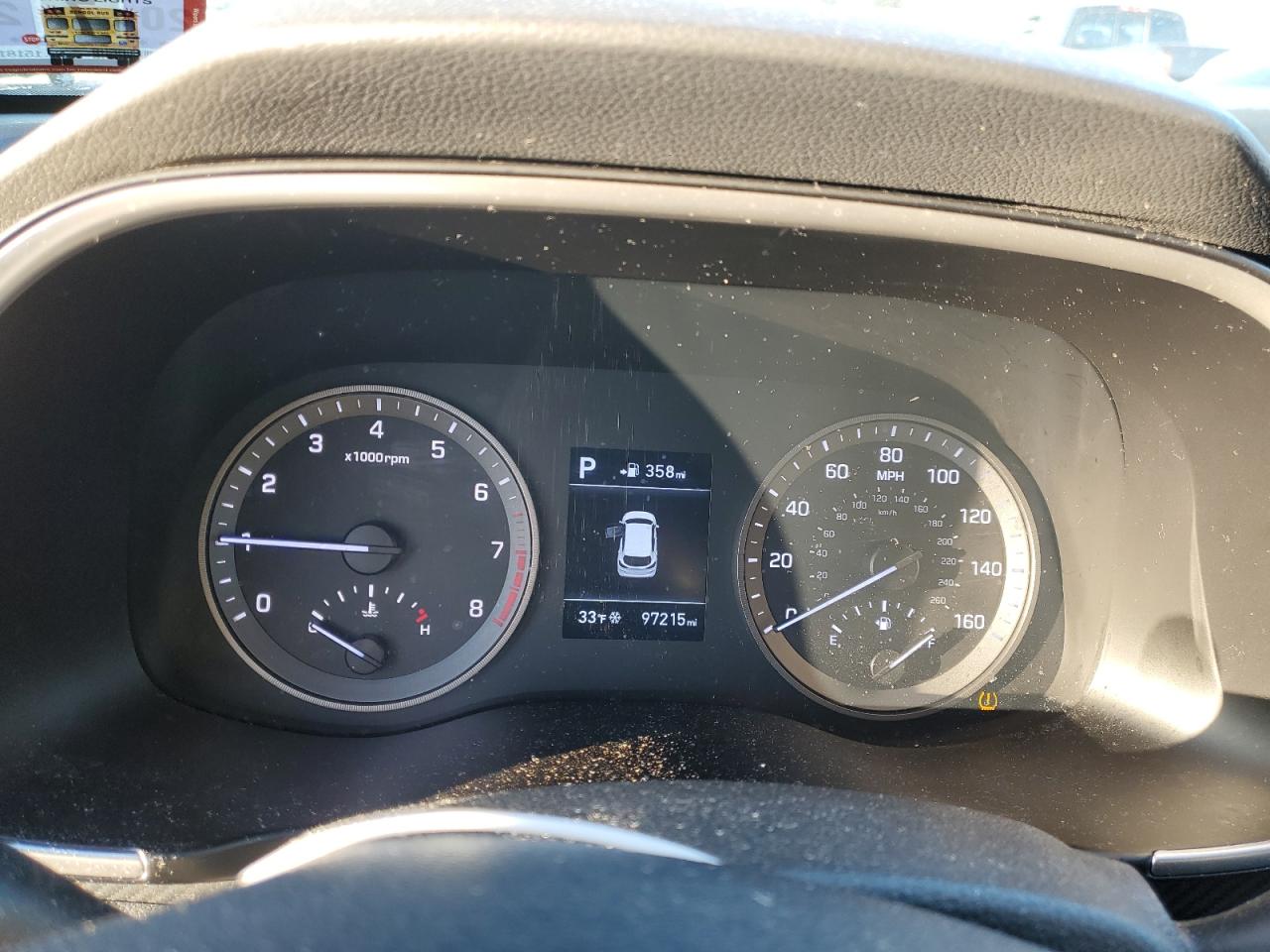 2019 Hyundai Tucson VIN KM8J3CAL3KU038285 Copart auction photo, side / front end damage thumbnail 9