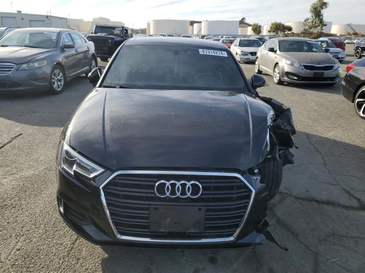 2017 Audi A3 VIN WAUAUGFF7H1033612 Copart auction photo, front end damage thumbnail 5