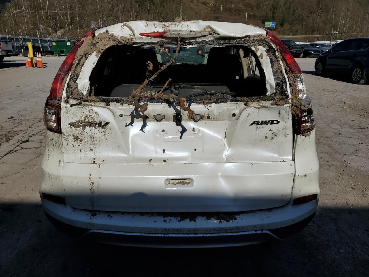 2016 Honda CR-V VIN 5J6RM4H52GL119755 Copart auction photo, rollover / water/flood damage thumbnail 6