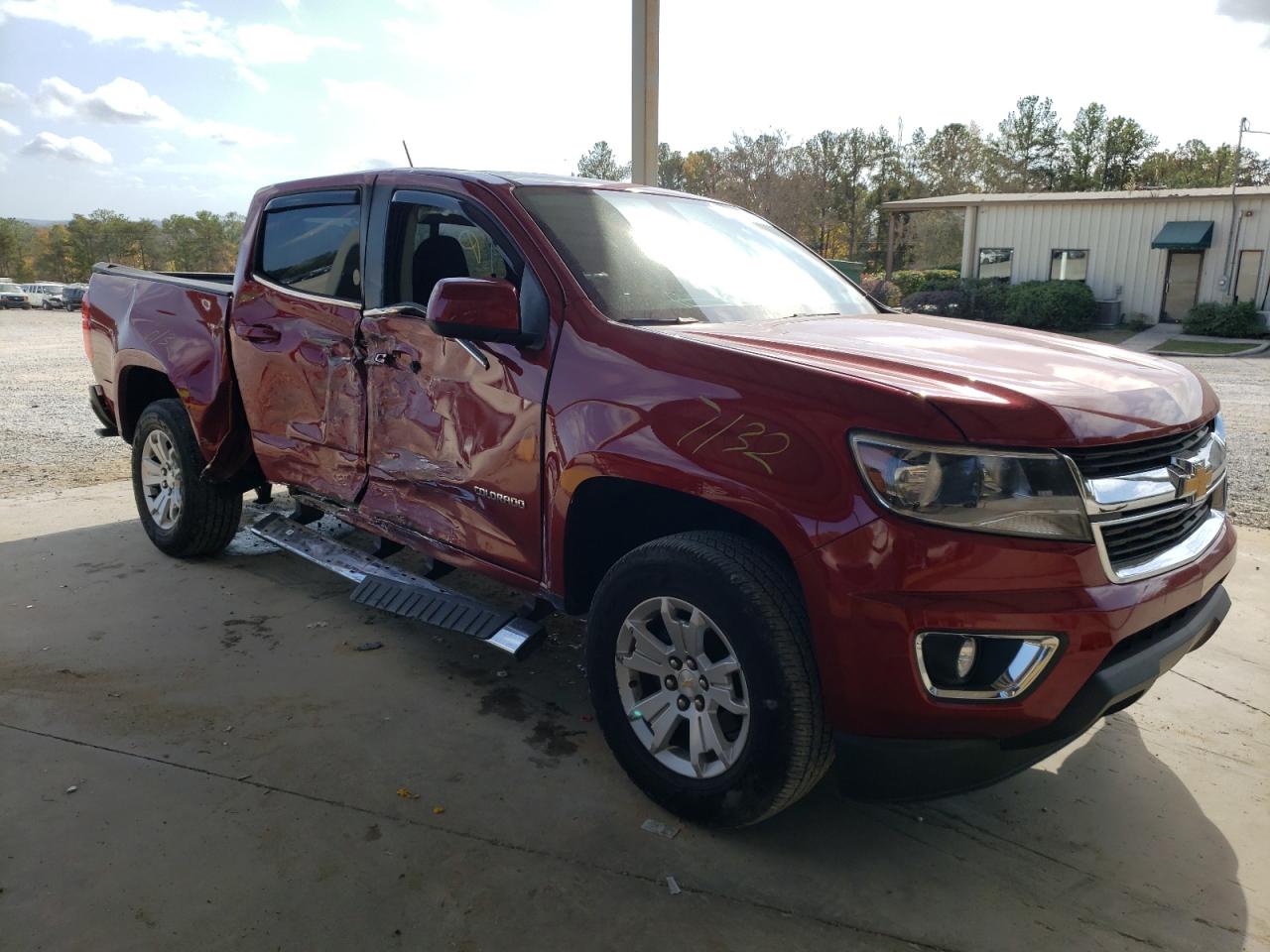 2018 Chevrolet Colorado VIN 1GCGSCEN1J1138141 Copart auction photo, side damage thumbnail 4
