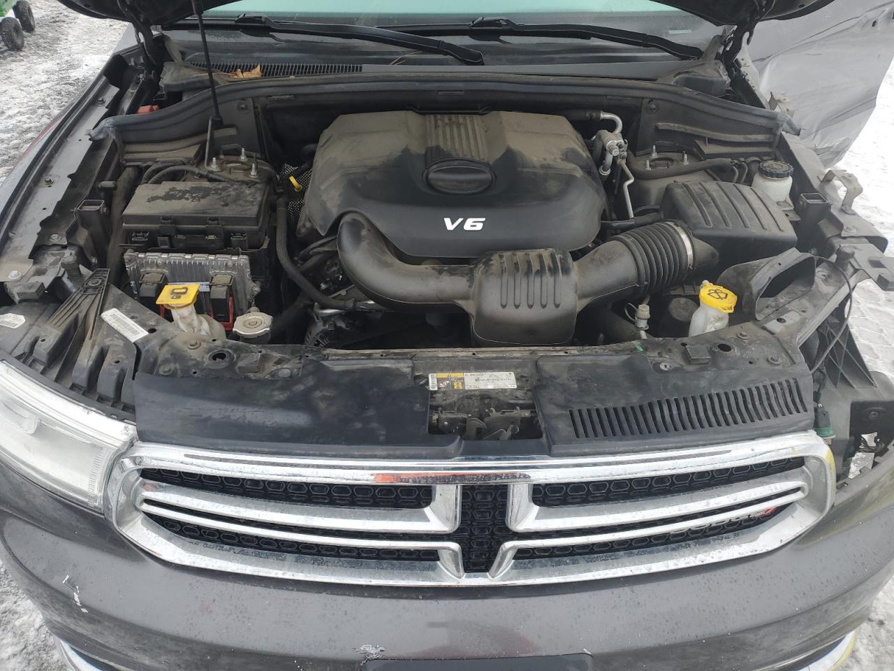 2015 Dodge Durango VIN 1C4RDJDG6FC245403 Copart auction photo, side / front end damage thumbnail 12