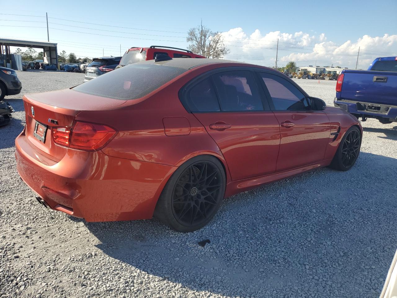 2017 BMW M3 VIN WBS8M9C34H5G85812 Copart auction photo, normal wear damage thumbnail 3