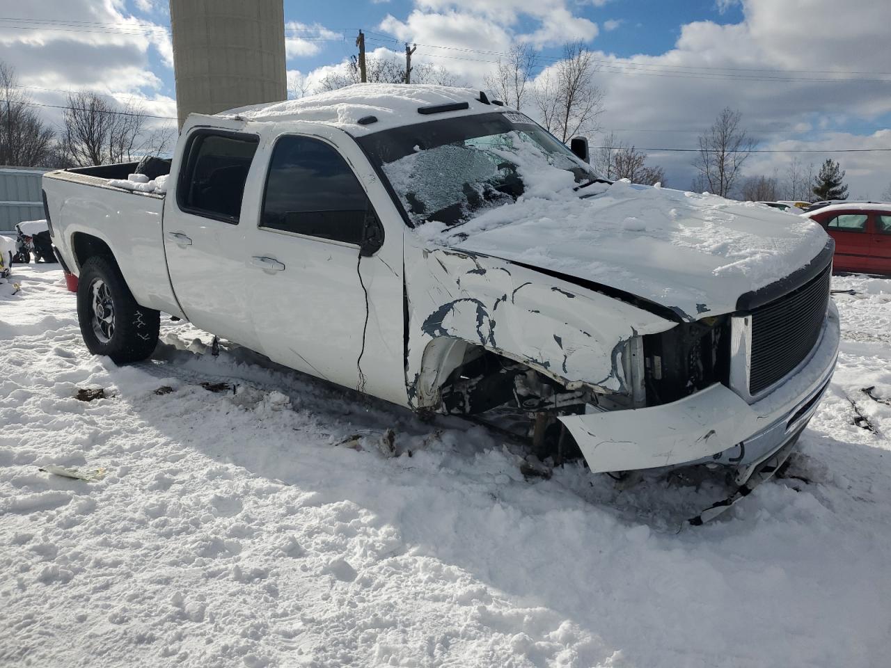 2008 GMC Sierra VIN 1GTHK23608F120334 Copart auction photo, mechanical / all over damage thumbnail 4