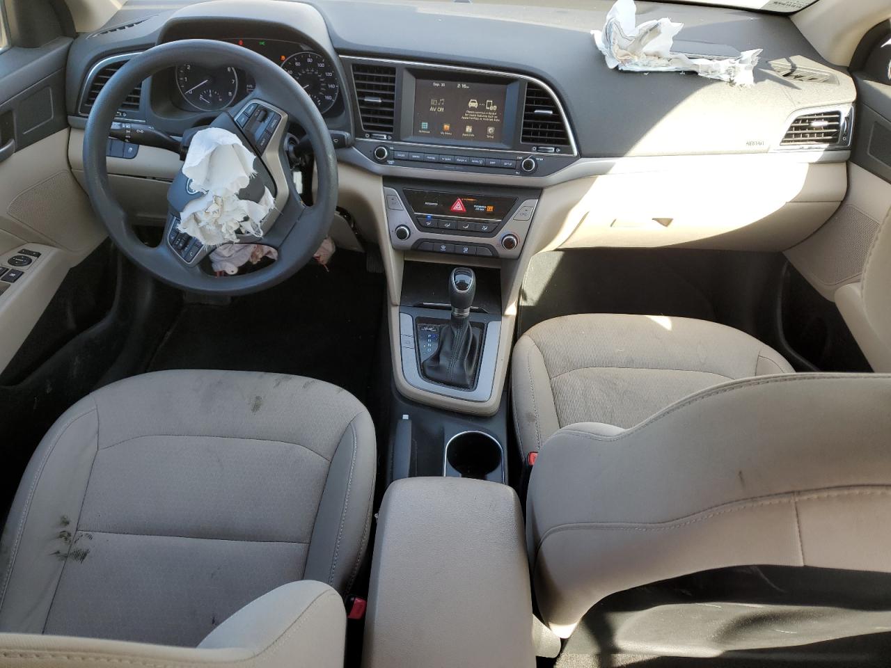 2017 Hyundai Elantra VIN 5NPD84LF4HH053509 Copart auction photo, front end damage thumbnail 8
