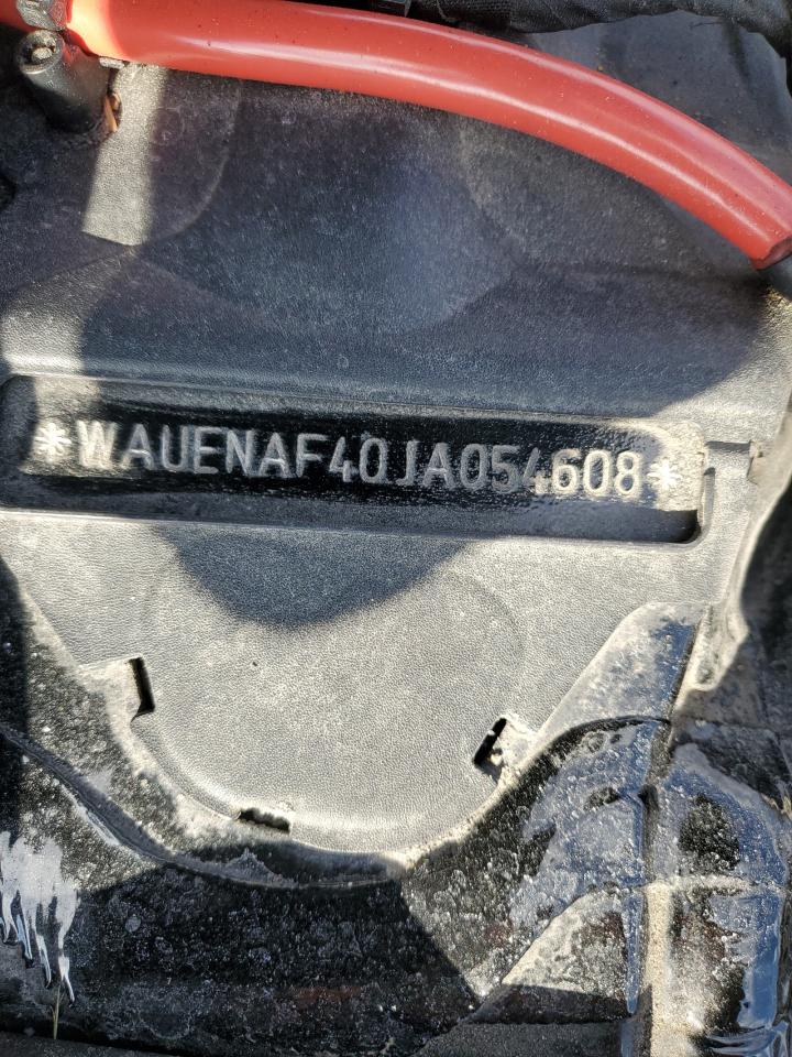 2018 Audi A4 VIN WAUENAF40JA054608 Copart auction photo, front end damage thumbnail 13