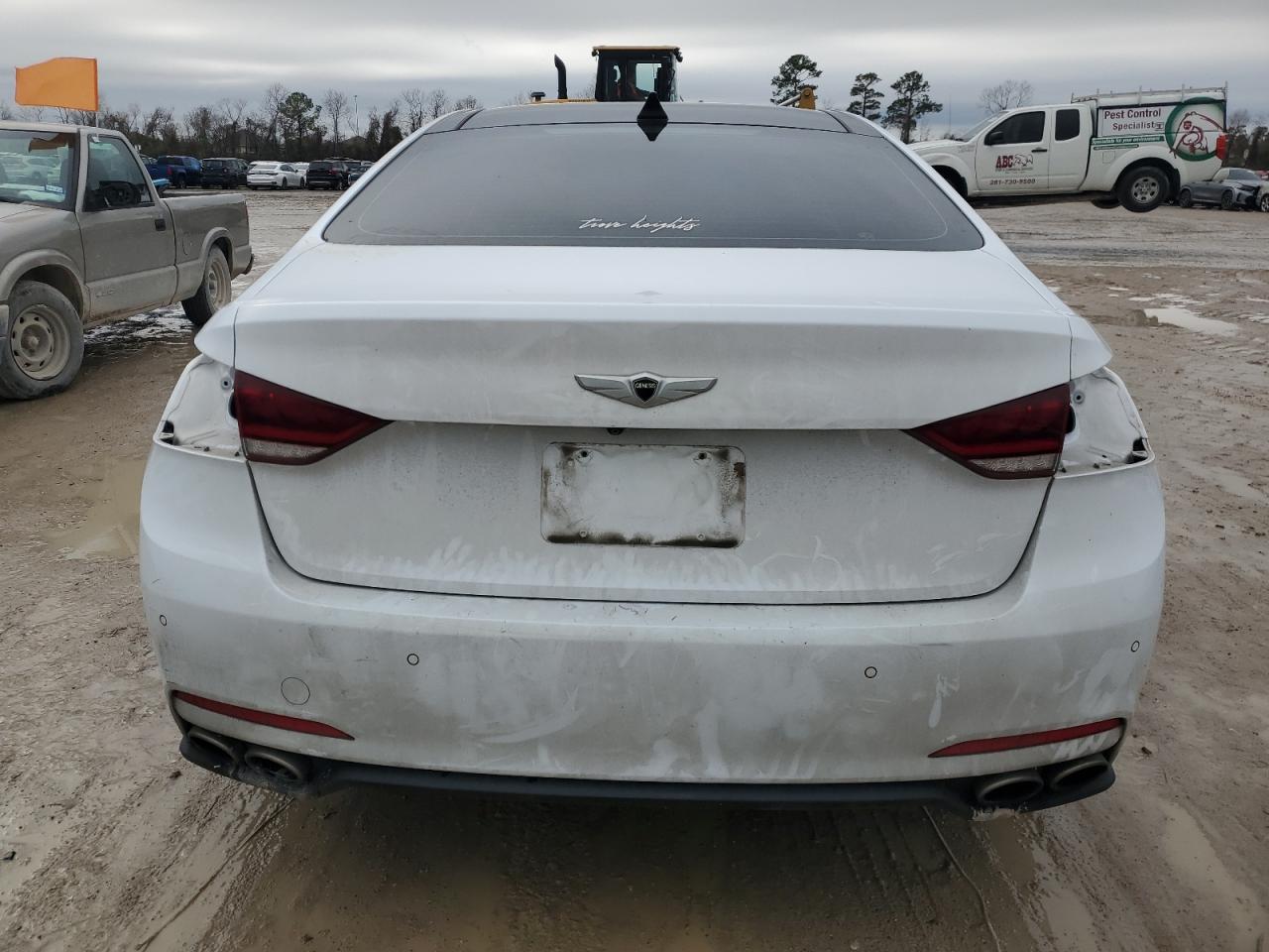 2015 Hyundai Genesis VIN KMHGN4JF6FU074319 Copart auction photo, all over damage thumbnail 6