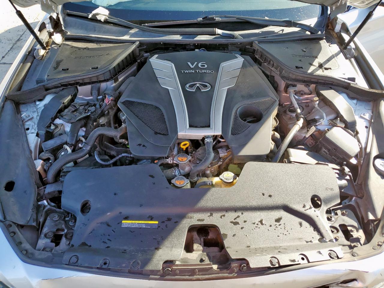 2017 Infiniti Q50 VIN JN1EV7AP9HM732114 Copart auction photo, front end damage thumbnail 11