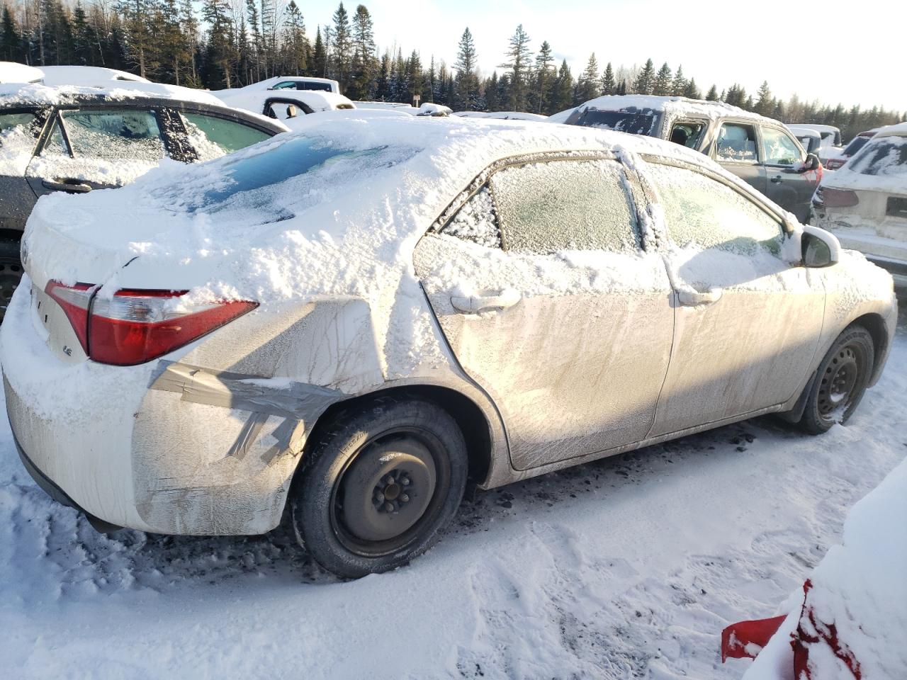 2016 Toyota Corolla VIN 2T1BURHE1GC702863 Copart auction photo, rear end damage thumbnail 3