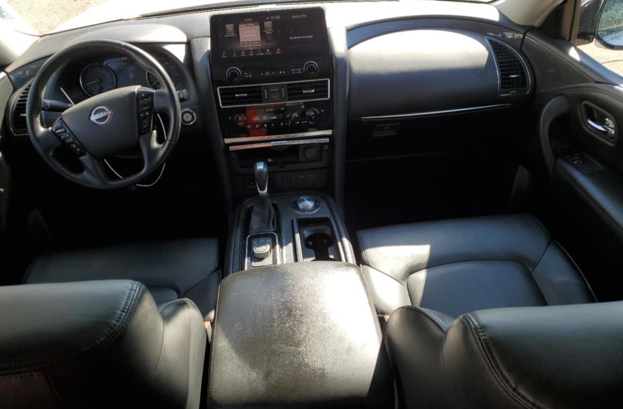 2021 Nissan Armada VIN JN8AY2AD4M9662695 Copart auction photo, front end damage thumbnail 8