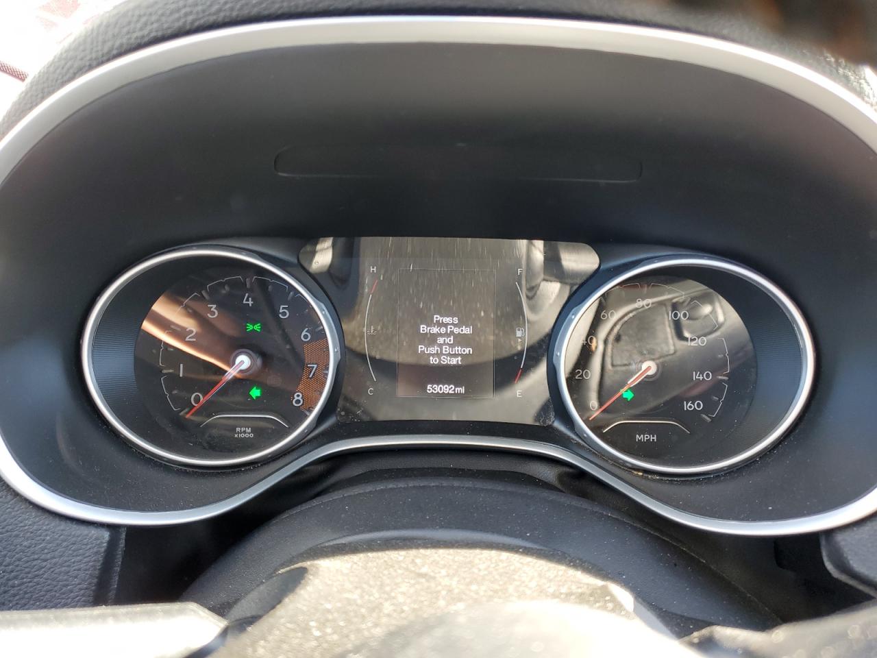 2020 Jeep Compass VIN 3C4NJCBB7LT198750 Copart auction photo, rear end / front end damage thumbnail 9